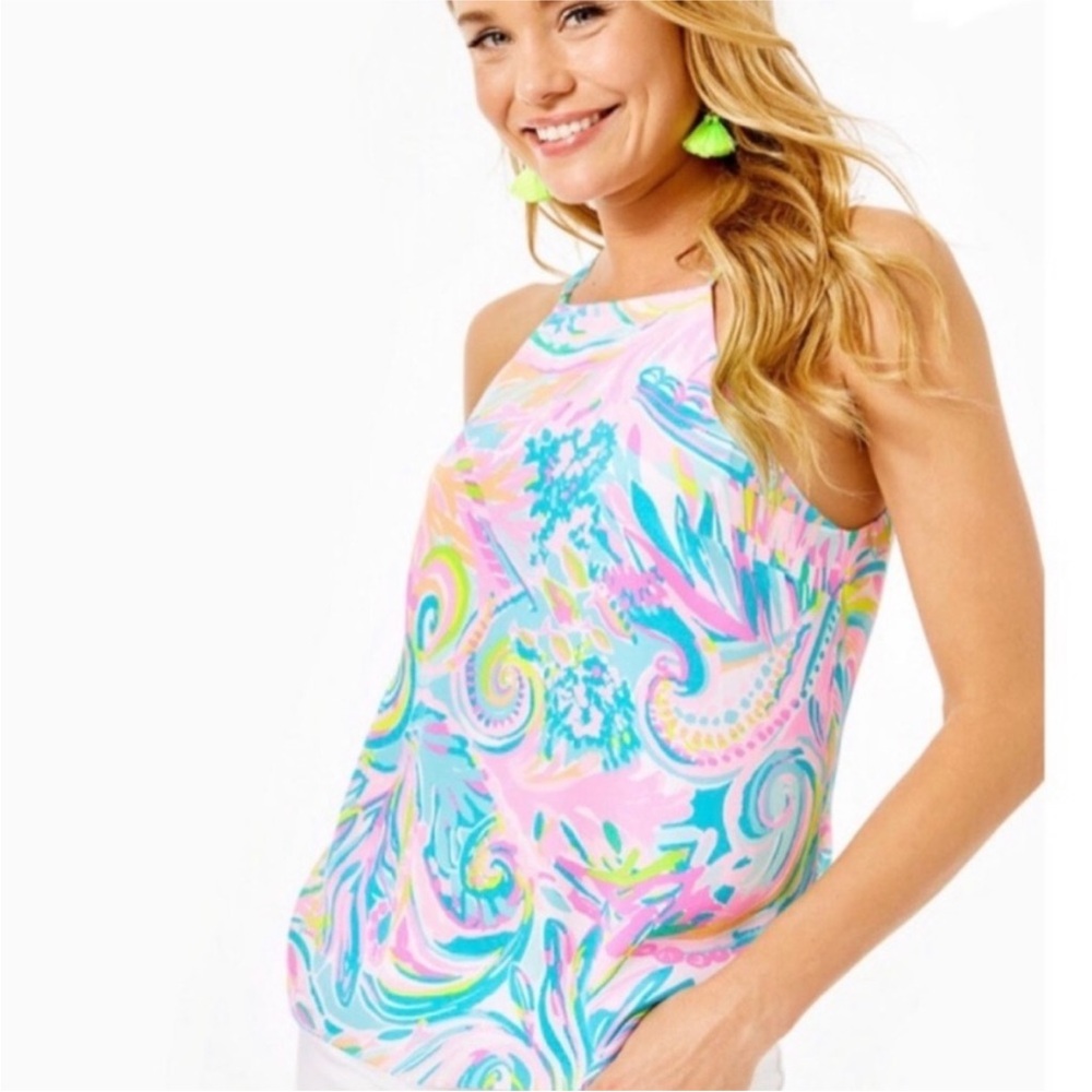 Colorful Women's Halter Top